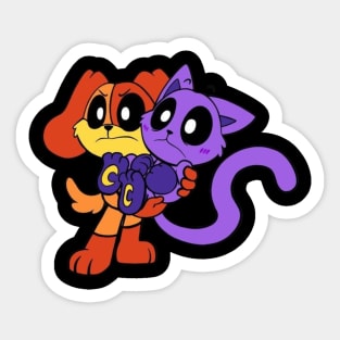 Catnap and dogday - poppy playtime catnap Sticker